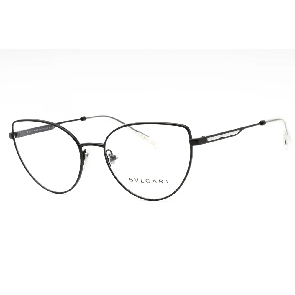 NWT Bvlgari BV2241 Black Cat Eye 55mm Eyeglasses